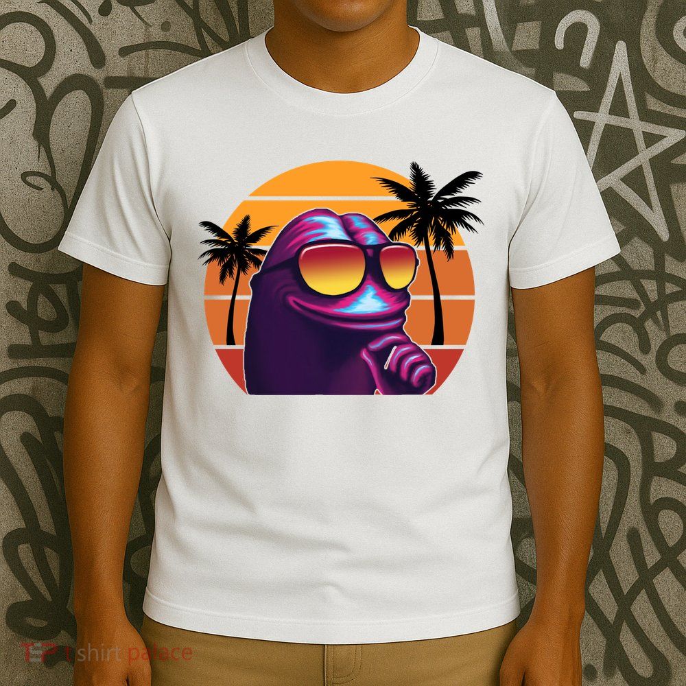 Pepe Tropical Retro Sunset T-Shirt