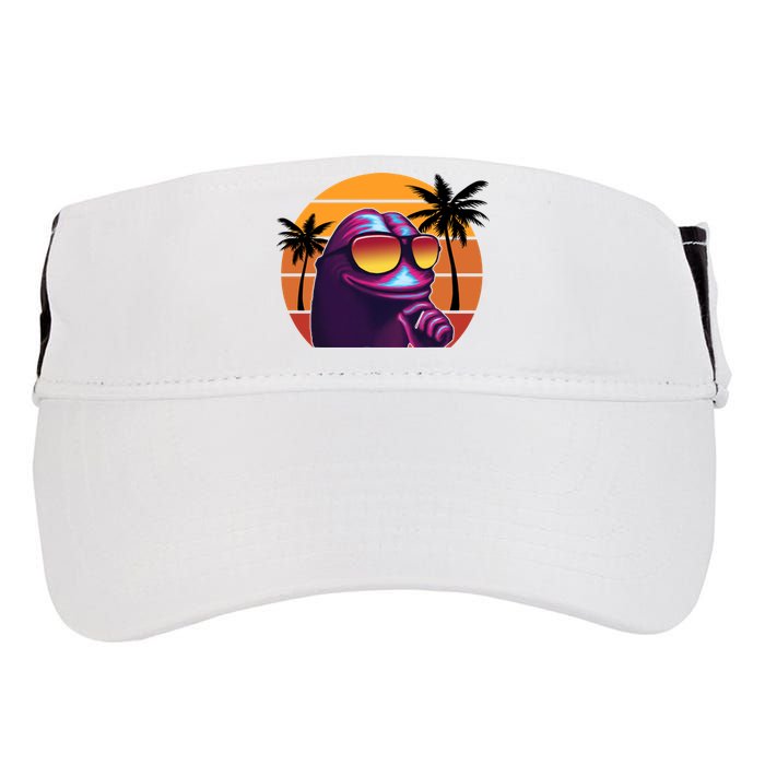 Pepe Tropical Retro Sunset Adult Drive Performance Visor