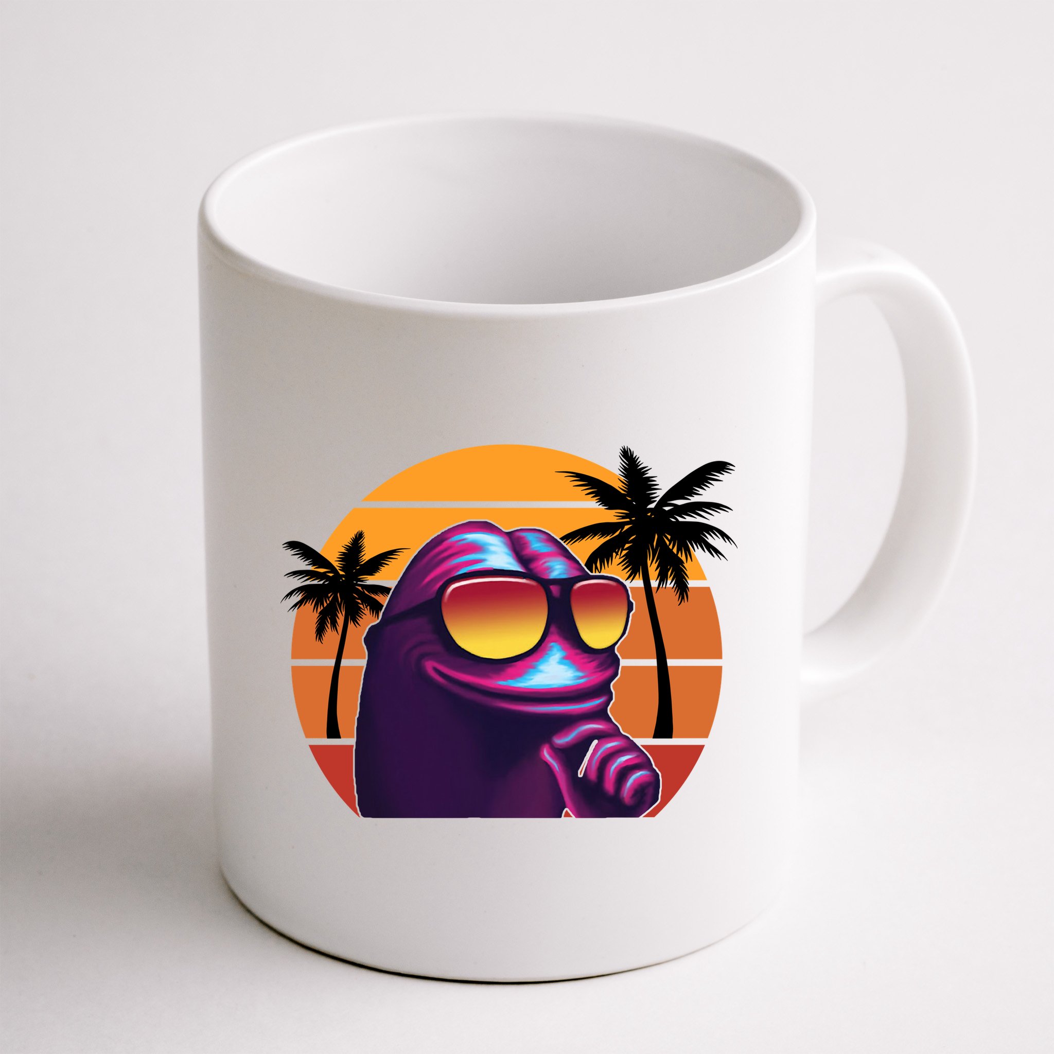 Pepe Tropical Retro Sunset Mug
