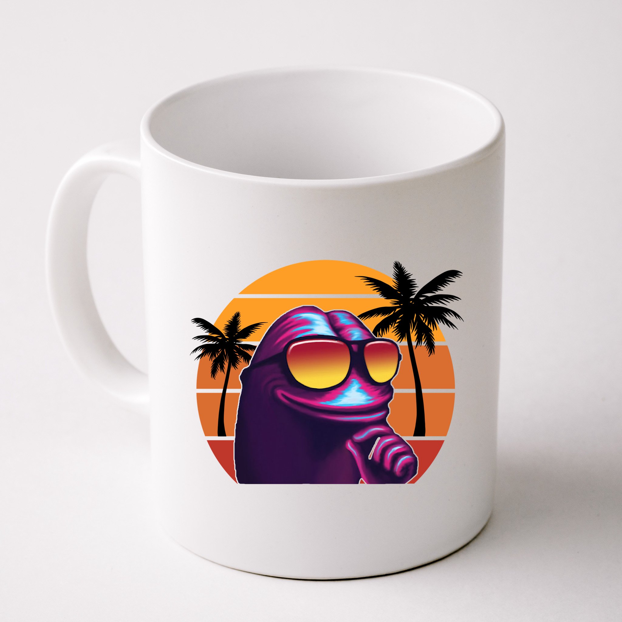 Pepe Tropical Retro Sunset Mug