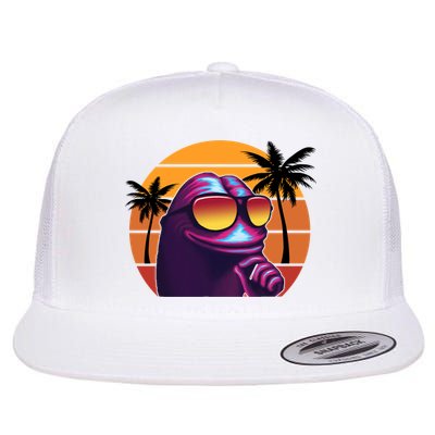 Pepe Tropical Retro Sunset Flatbill Hat