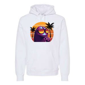 Pepe Tropical Retro Sunset Premium Hoodie