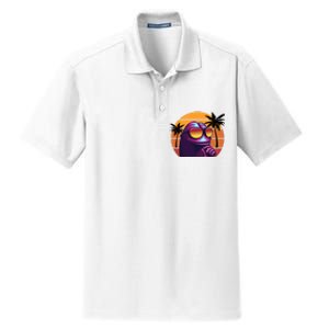 Pepe Tropical Retro Sunset Dry Zone Grid Polo