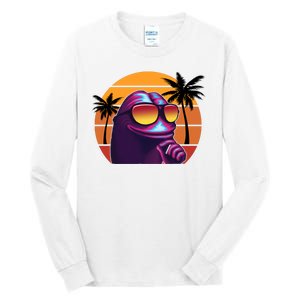 Pepe Tropical Retro Sunset Tall Long Sleeve T-Shirt