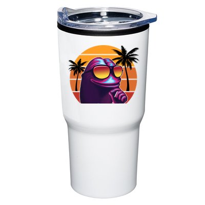 Pepe Tropical Retro Sunset Tumbler