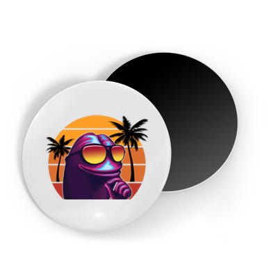 Pepe Tropical Retro Sunset Magnet