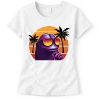 Pepe Tropical Retro Sunset Womens T-Shirt