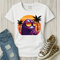Pepe Tropical Retro Sunset Womens T-Shirt
