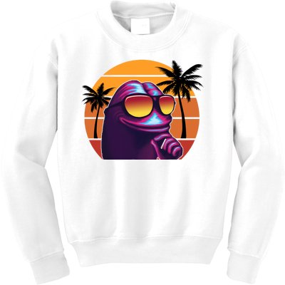 Pepe Tropical Retro Sunset Kids Sweatshirt