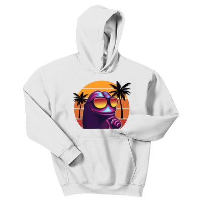 Pepe Tropical Retro Sunset Kids Hoodie