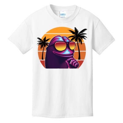 Pepe Tropical Retro Sunset Kids T-Shirt