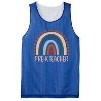 Pregiftk Teacher Rainbow Appreciation Day Hello Back To School Cute Gift Mesh Reversible Basketball Jersey Tank