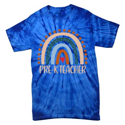 Pregiftk Teacher Rainbow Appreciation Day Hello Back To School Cute Gift Tie-Dye T-Shirt