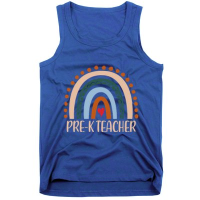 Pregiftk Teacher Rainbow Appreciation Day Hello Back To School Cute Gift Tank Top