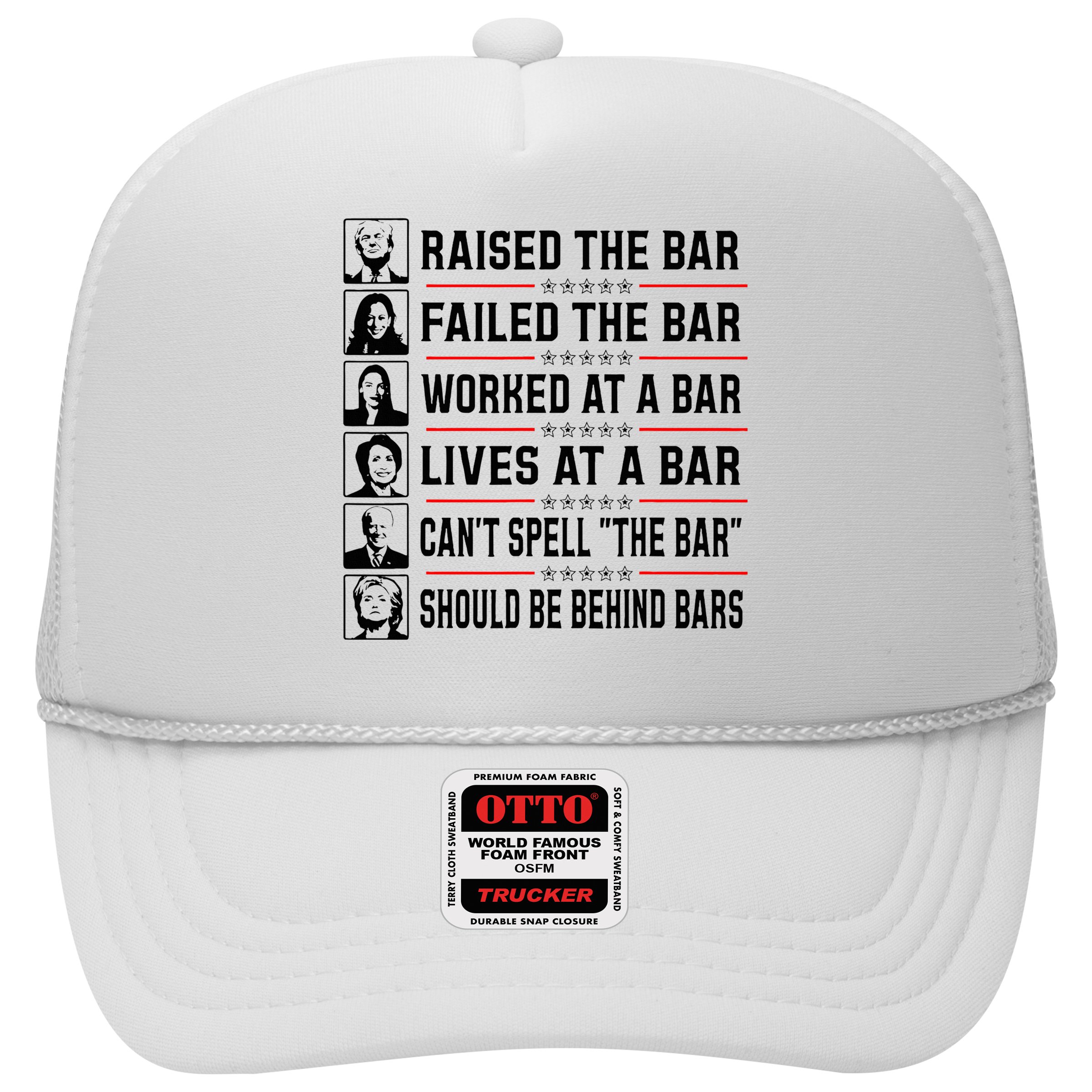 Pro Trump Raised The Bar Funny Political Anti Biden Meme Hat