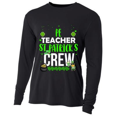 Pe Teacher St Patrick's Crew Funny Matching Costume Sport Meaningful Gift Cooling Performance Long Sleeve Crew