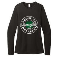 Prone To Shenanigans And Malarkey St Patricks Day Womens CVC Long Sleeve Shirt