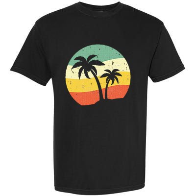 Palm Tree Summer Sunshine Summer Vacation Garment-Dyed Heavyweight T-Shirt