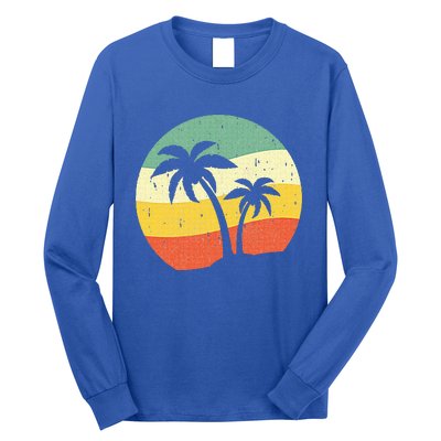 Palm Tree Summer Sunshine Summer Vacation Long Sleeve Shirt