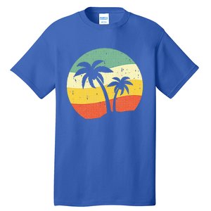 Palm Tree Summer Sunshine Summer Vacation Tall T-Shirt