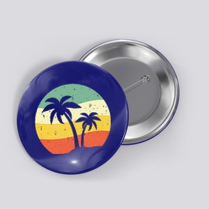 Palm Tree Summer Sunshine Summer Vacation Button