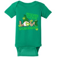 Preschool Teacher St Patricks Day PreK Shenanigans LOVE Baby Bodysuit