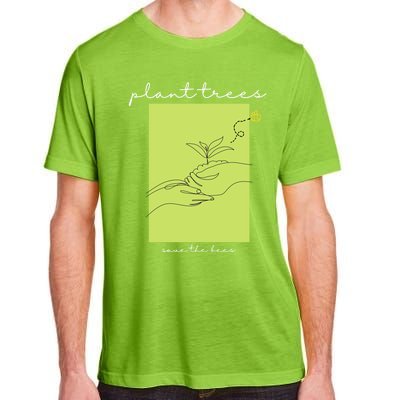 Plant Trees Save The Bees: Environt/nature Conservation Gift Adult ChromaSoft Performance T-Shirt