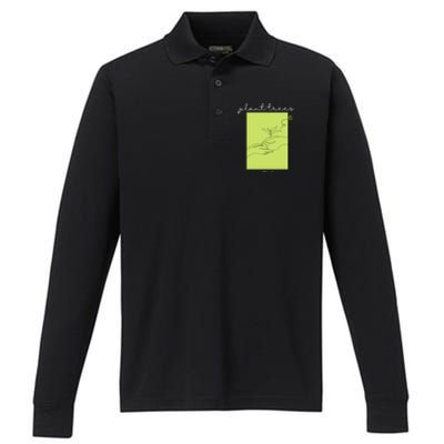 Plant Trees Save The Bees: Environt/nature Conservation Gift Performance Long Sleeve Polo