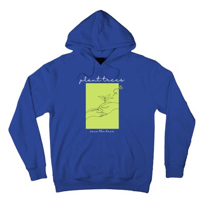 Plant Trees Save The Bees: Environt/nature Conservation Gift Hoodie