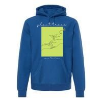 Plant Trees Save The Bees: Environt/nature Conservation Gift Premium Hoodie