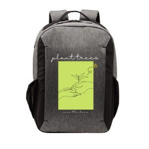 Plant Trees Save The Bees: Environt/nature Conservation Gift Vector Backpack