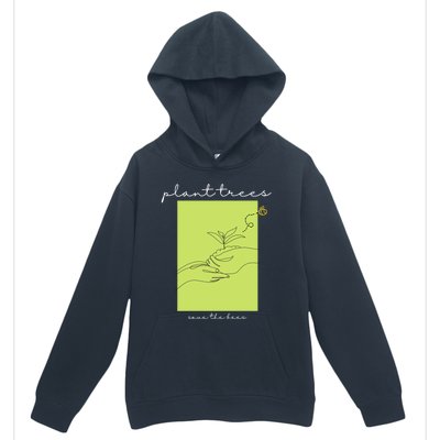 Plant Trees Save The Bees: Environt/nature Conservation Gift Urban Pullover Hoodie