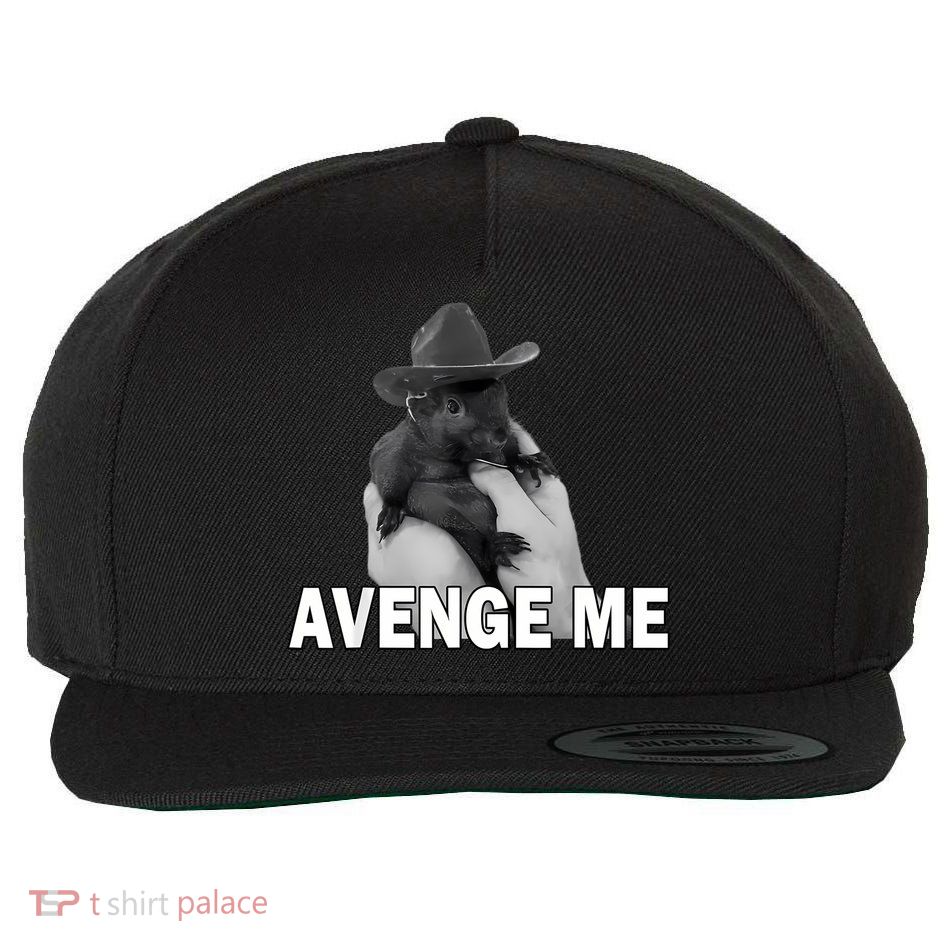 Peanut The Squirrel Avenge Me Wool Snapback Cap