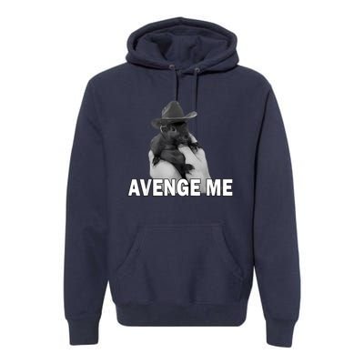 Peanut The Squirrel Avenge Me Premium Hoodie