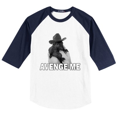 Peanut The Squirrel Avenge Me Baseball Sleeve Shirt