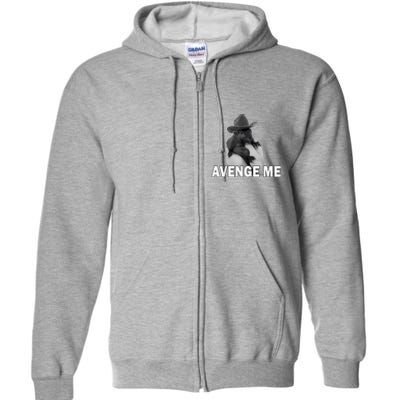 Peanut The Squirrel Avenge Me Full Zip Hoodie