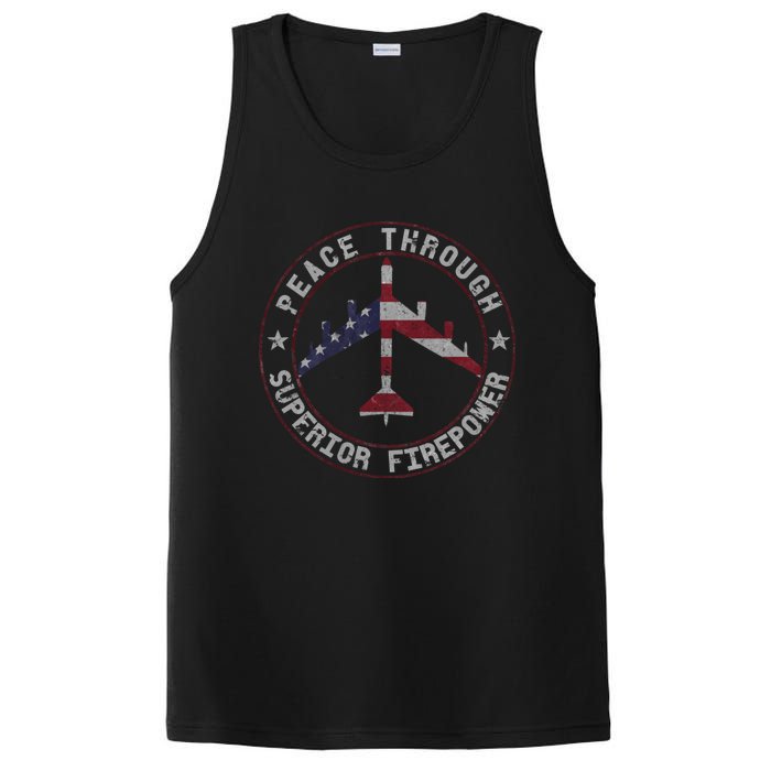 Peace Through Superior Firepower B 52 Stratofortress Design PosiCharge Competitor Tank