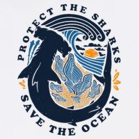 Protect The Shark Save The Ocean Save Ocean Cooling Performance Crew T-Shirt