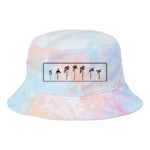 Palm Trees Simple Sophisticated Vacation Tie Dye Newport Bucket Hat