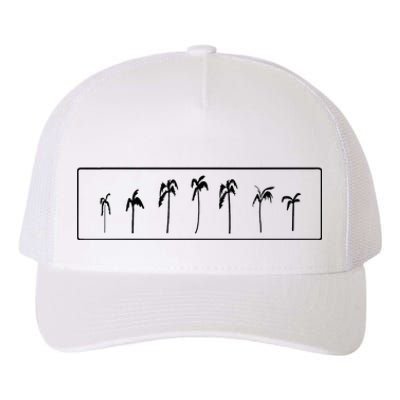 Palm Trees Simple Sophisticated Vacation Yupoong Adult 5-Panel Trucker Hat