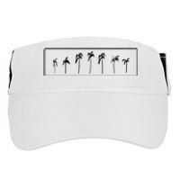 Palm Trees Simple Sophisticated Vacation Adult Drive Performance Visor