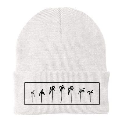 Palm Trees Simple Sophisticated Vacation Knit Cap Winter Beanie