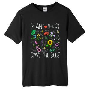 Plant These Save Bees Wildflower Earth Day Support Bee Lover Tall Fusion ChromaSoft Performance T-Shirt