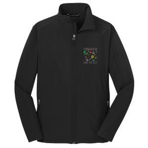 Plant These Save Bees Wildflower Earth Day Support Bee Lover Core Soft Shell Jacket