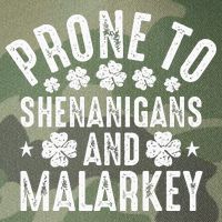 Prone To Shenanigans And Malarkey St Patricks Day Legacy Tie Dye Trucker Hat