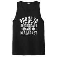 Prone To Shenanigans And Malarkey St Patricks Day PosiCharge Competitor Tank