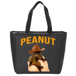 Peanut The Squirrel Zip Tote Bag