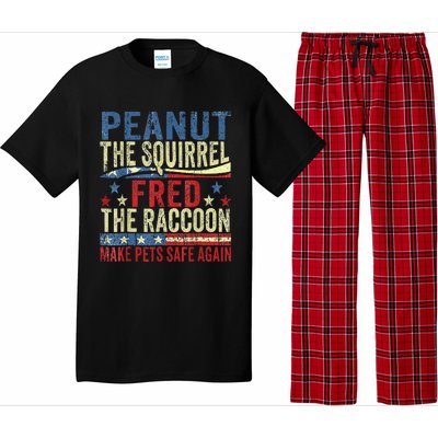 Peanut The Squirrel & Fred The Raccoon Make Pets Safe Again Pajama Set