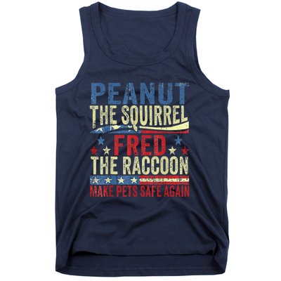 Peanut The Squirrel & Fred The Raccoon Make Pets Safe Again Tank Top