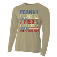 Peanut The Squirrel & Fred The Raccoon Make Pets Safe Again Cooling Performance Long Sleeve Crew